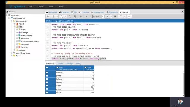 AGGREGATE FUNCTIONS смотреть онлайн