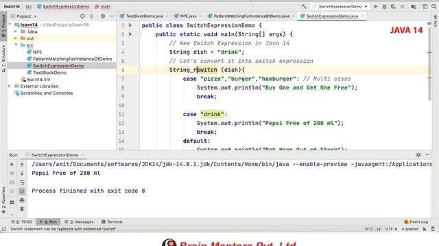 Java 14 Features | 5 New Features of JAVA 14 | Java 14 Updates 2020 | Brain Mentors смотреть онлайн