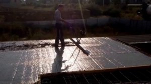 Пример работы виброрейкой