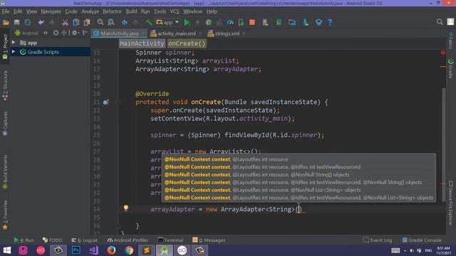 35. Spinner in Android Studio Part-2 Urdu/Hindi смотреть онлайн