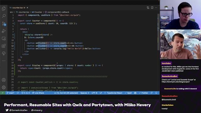 Build Performant, Resumable Sites with Qwik and Partytown (with Miško Hevery) | Some Antics смотреть онлайн