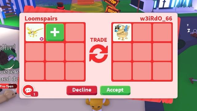 TRADING ANCIENT DRAGON PET in adopt me (what’s it’s worth??) смотреть онлайн