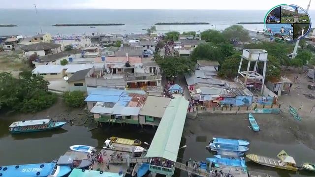 The Island Of Jambeli In Puerto Bolivar Machala Ecuador смотреть онлайн
