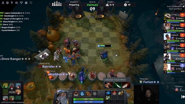 Бесплатный уровень? А я могу! Есть много времени ролять! Dota Auto Chess смотреть онлайн