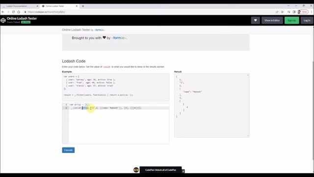 Lodash Concat Array method  Lodash tutorial in Hindi  Video 4