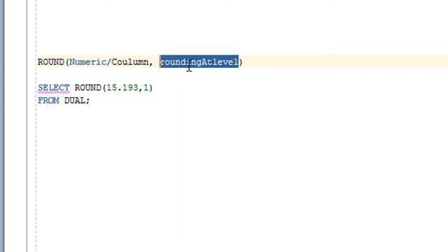 Tutorial#49 How to use ROUND Function in Oracle SQL Database|Number Function in Oracle Database смотреть онлайн