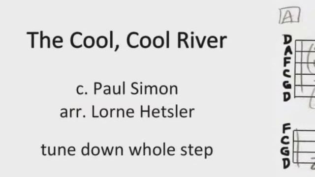 the cool cool river (paul simon) backing track with TABs смотреть онлайн