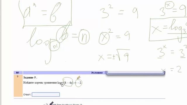 Определение логарифма и тангенса угла смотреть онлайн