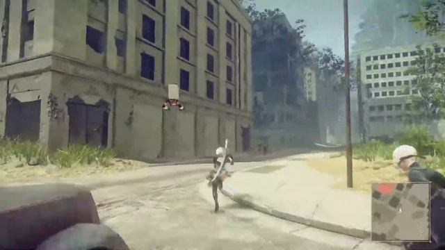Nier: Automata #5 Salvando em cima do save principal e testando armas para comprar смотреть онлайн