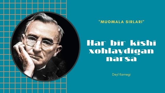 HAR Bir Kishi Xohlaydigan SEHRLI SO'Z! -Deyl KARNEGI. 