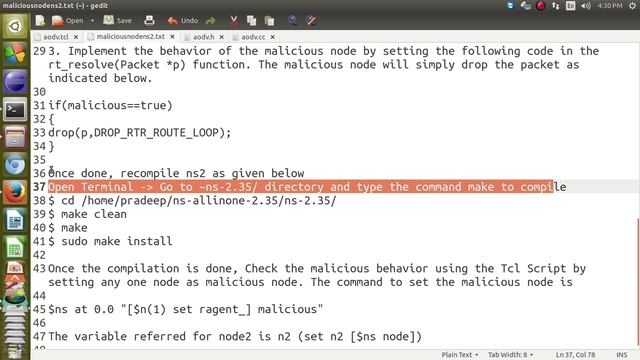 NS 2 Tutorial-How to add malicious node in NS2 in AODV Protocol? смотреть онлайн