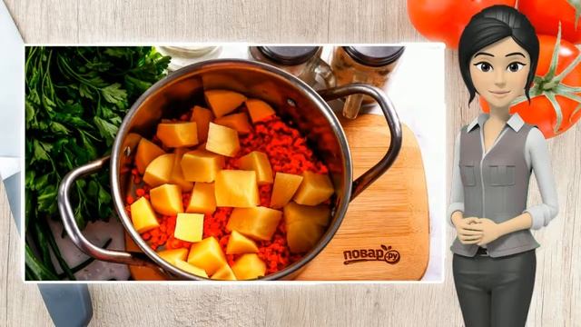 Суп с чечевицей и сосисками смотреть онлайн