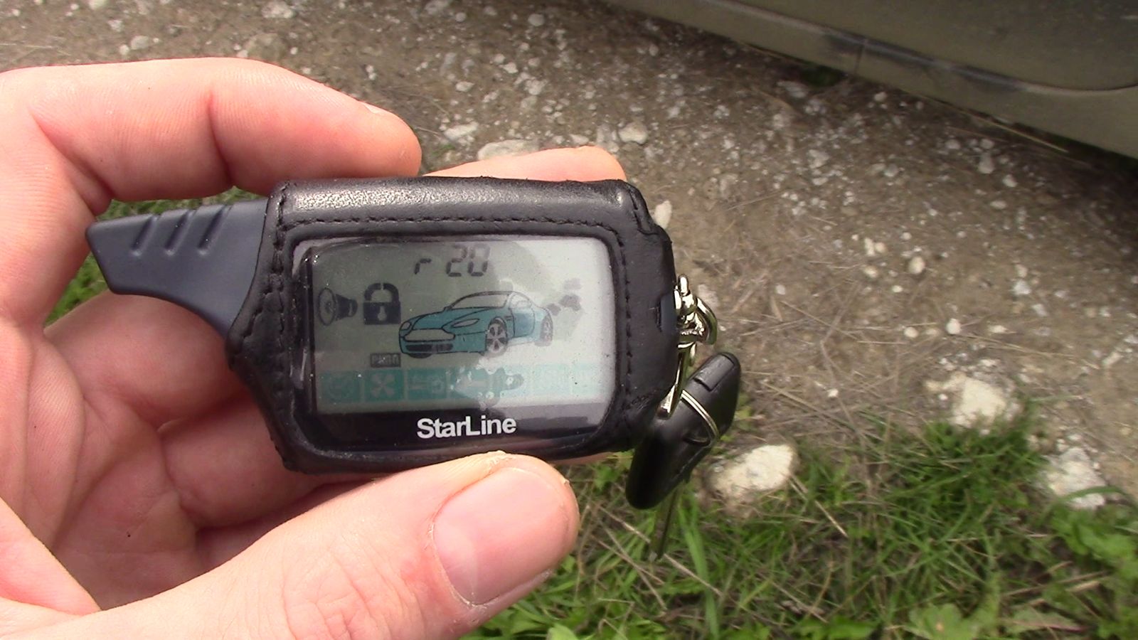 Как поставить машину на автозапуск - сигнализацией Starline старлайн. Включение автозапуска-прогрев смотреть онлайн