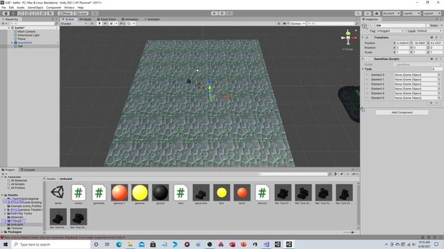 Unity 2021.1 - Simple Tank Game смотреть онлайн