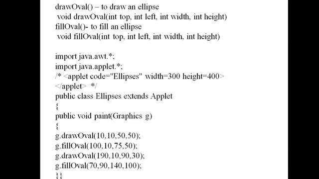 Java Applet: Drawing Shapes and Changing Colors (Part-2) смотреть онлайн
