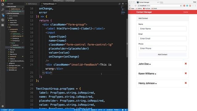 Form Validation in React Js смотреть онлайн