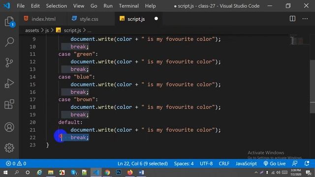 Responsive Web Design || JavaScript Part 21 || Switch смотреть онлайн