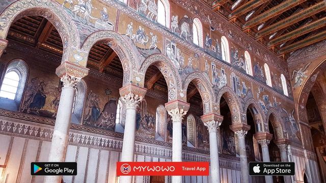 Собор Монреале – Интерьер, Капелла Распятия – Палермо – Аудиогид – MyWoWo Travel App смотреть онлайн