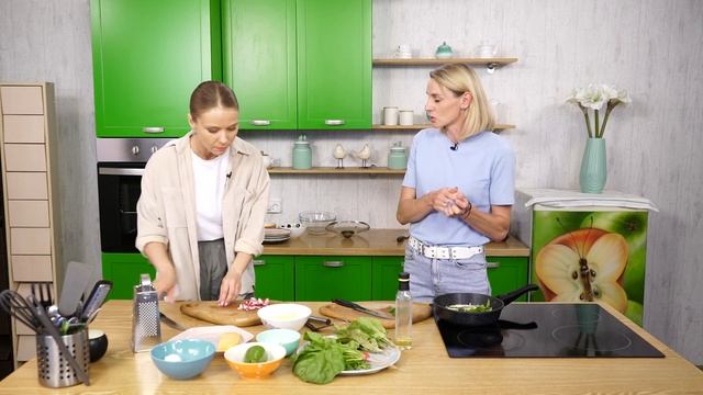 «Утренний канал»: готовим яичный блин со шпинатом смотреть онлайн