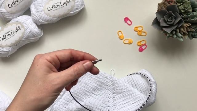 Вяжем летний кардиган из хлопка от и до