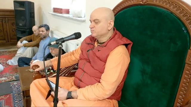 Лекция, Львов 26.02.23. Е.М. Парам Пуруша Прабху. смотреть онлайн