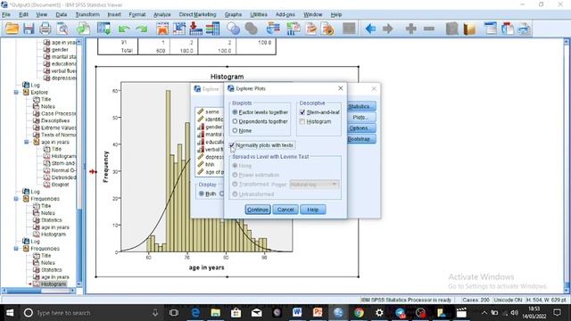 How to check Normal distribution(normality) by Amharic Language on SPSS смотреть онлайн