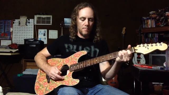 Rare 2003 Fender Stratacoustic Pink paisley. unplugged Alice Cooper Autograph. смотреть онлайн