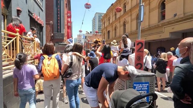 Chinese New Year Festival In China Town, Bourke Street, Melbourne, Australia Year Of The Rabbit 202