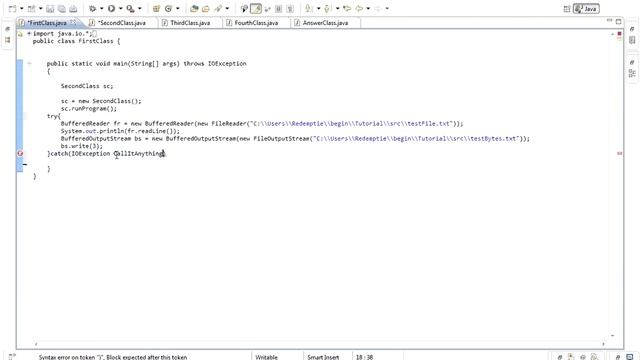 Java programming Lession 42 Java Input and Output 5 FileOutputStream; FileReader Part1 смотреть онлайн