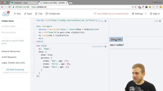 CONDITIONALS & LISTS | VueJS | Learning the Basics смотреть онлайн
