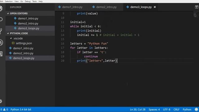 Part 4: Loops, functions, import statement-python programming series смотреть онлайн