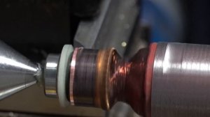 Протачиваю ламели якоря шлифмашинки.