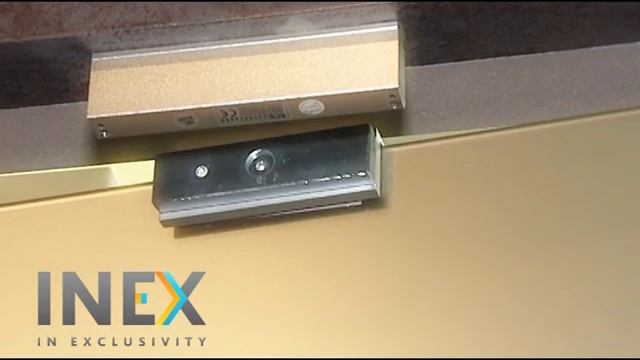 Цельностеклянная маятниковая дверь Инэкс смотреть онлайн