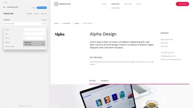 Using the Search and Replace Field Options | YOOtheme Documentation (Joomla) смотреть онлайн
