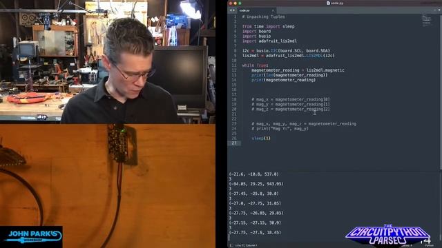 John Park's CircuitPython Parsec: Unpacking Tuples #adafruit #circuitpython смотреть онлайн