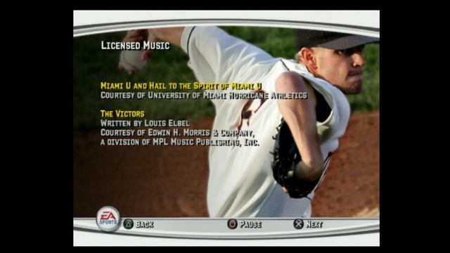 MVP 07 NCAA Baseball (PS2) - Credits
