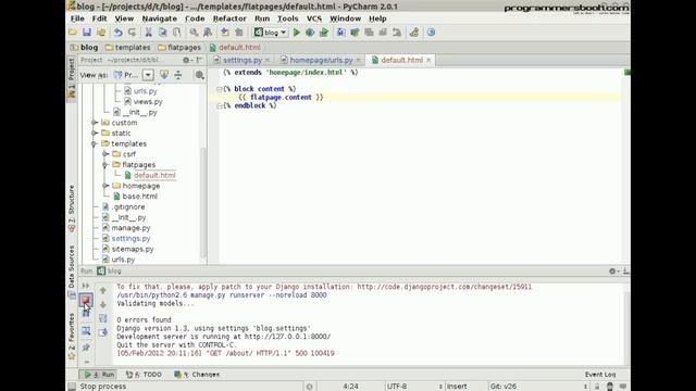 Flatpages - Full Web Framework Python Django Tutorial XXVI Blog - Windows/Linux/Ubuntu смотреть онлайн