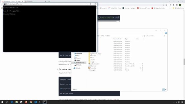 Tutorial LARAVEL 9 : Cara Install Laravel | Laravel Dasar Untuk Pemula смотреть онлайн