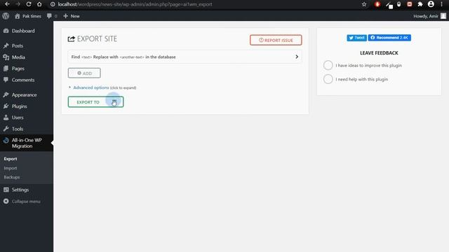 Right Way to Import Export Your WordPress Site - All In One WP Migration Plugin смотреть онлайн