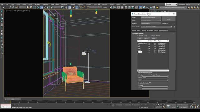Как настроить освещение через Lightmix в Corona Renderer и для чего это нужно | Уроки 3ds Max смотреть онлайн