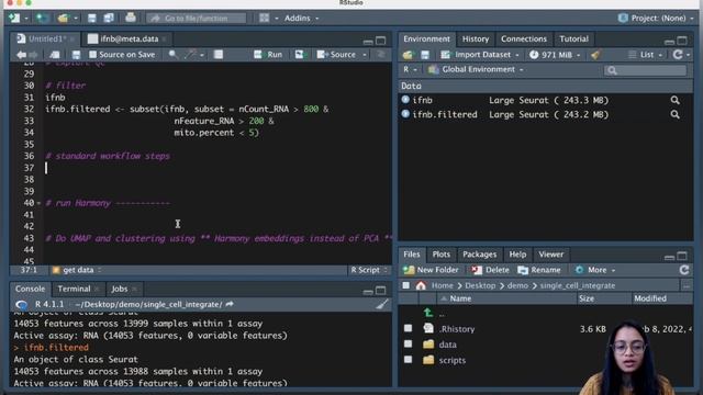 Integrate single-cell RNA-Seq data in R using Harmony | Harmony in Seurat Workflow смотреть онлайн