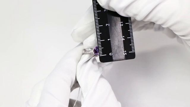 Серебряное кольцо AQUAMARINE с фианитом и ювелирным кристаллом А6938725А смотреть онлайн