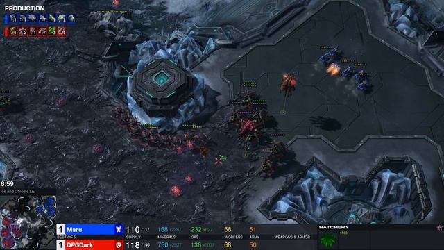 StarCraft 2: INCREDIBLE BEST-OF-5! (Maru vs Dark) смотреть онлайн