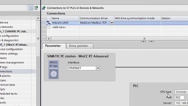 Temperature Control using Arduino with WinCC SCADA via Modbus TCP смотреть онлайн