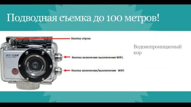 Купить Red A7000 WIFI Sport профессиональную Экшн Камеру смотреть онлайн