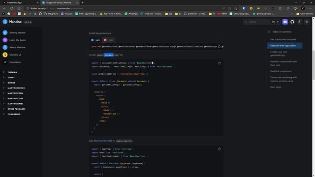 How to Install Mantine to Next.js | itsGKRam_web смотреть онлайн