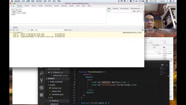 【跟山地人学React Router系列教程】课02.React Router中URL中的参数 смотреть онлайн