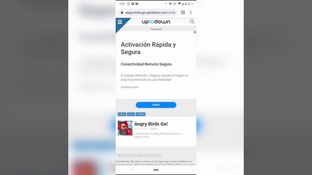 como instalar angry birds go versión antigua смотреть онлайн