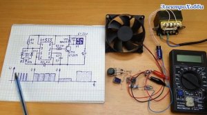 Схема ШИМ регулятора оборотов, скорости, частоты вращения кулера, вентилятора, двигателя на 555