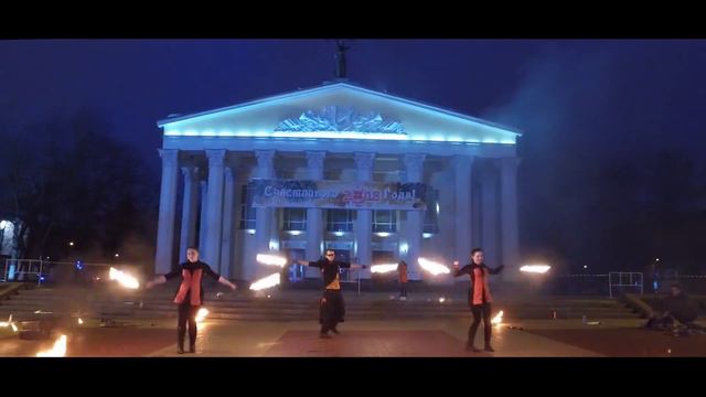 Новогоднее шоу на Соборной площади г. Белгород смотреть онлайн